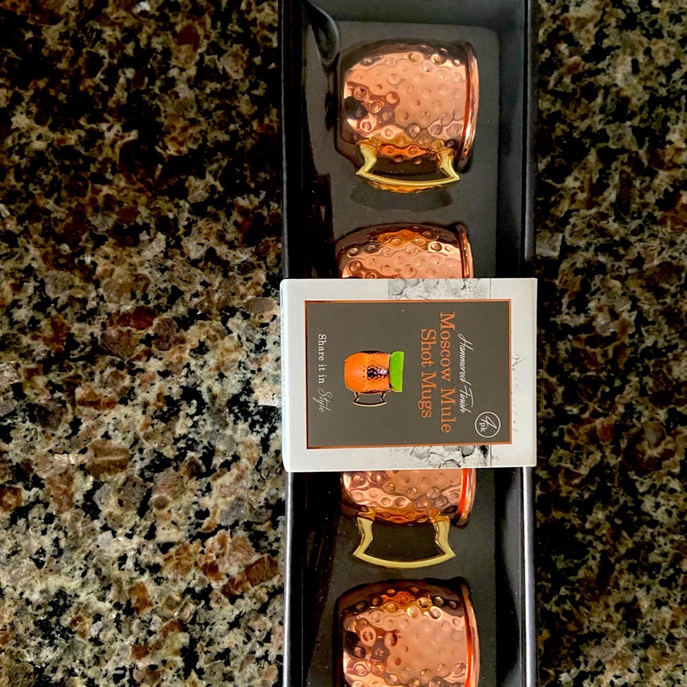 New Moscow Mule Shot Mugs